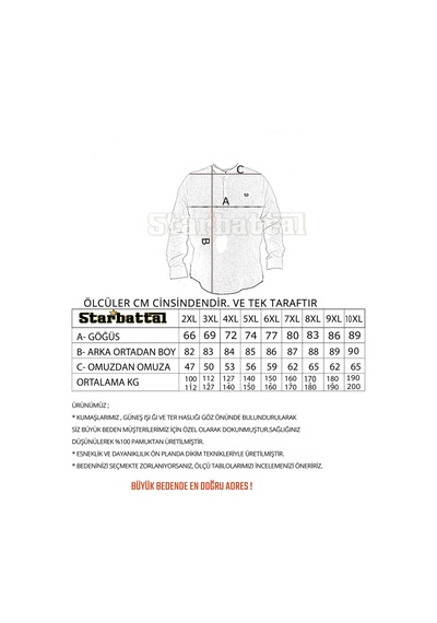 Starbattal Büyük Beden Erkek Cepli Gömlek Viento 23368 SIYAH