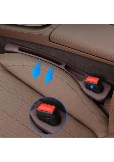 Renault Megane Makyajlı Kasa 1 1995-1999 Coupe Koltuk Arası Düşme Engelleyici Sol Siyah
