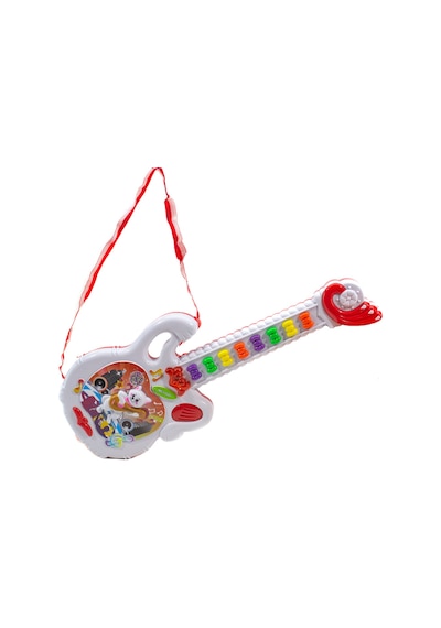 Oyuncak Pilli Müzikli Efsane Oyuncak Gitar Beyaz