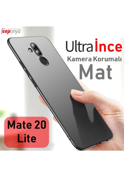 Huawei Mate 20 Lite Mat Kamera Korumalı Kaliteli Soft Kılıf