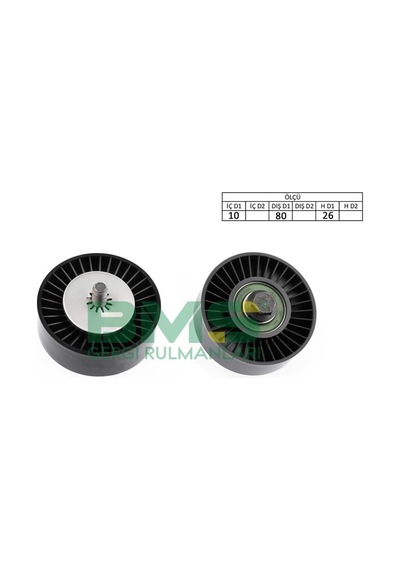 Bms 419 Kayış Gergi Rulmanı Bmw N51 N52 N53 E81 E82 E87 E88 E90 E91 E92 E93 E60 E61 E63 E64 E65 E66 E84 E83 E70 11287535860 -