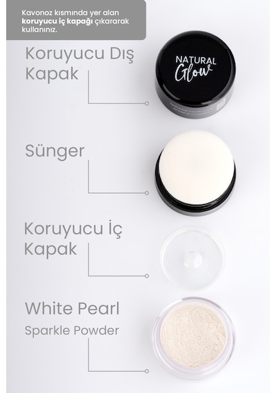 Sparkle Powder White Pearl Toz Işıltılı Aydınlatıcı