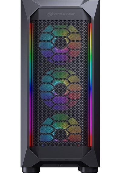 Cougar Mx410 Mesh-G 650W 80+ 4X Rgb Fan Oyuncu Bilgisayar Kasası