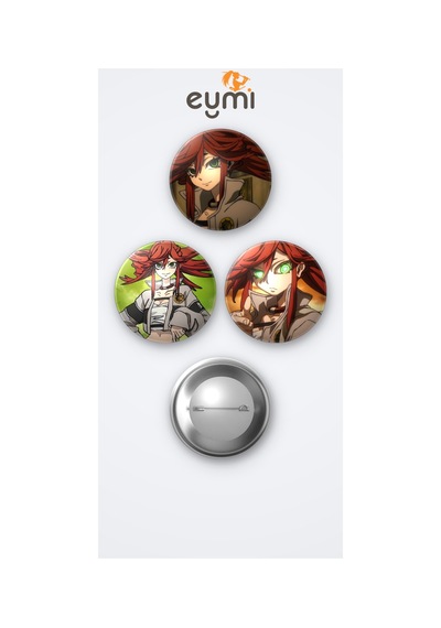 Gachiakuta Animesi Riyo Reaper Anime 3'lü Metal Rozet Seti 58mm İğneli Buton Çanta Yaka Rozeti Çok Renkli