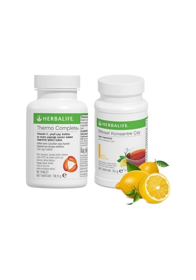 Herbalife Thermo Coplete // Limon Aromalı Çay 50 Gr