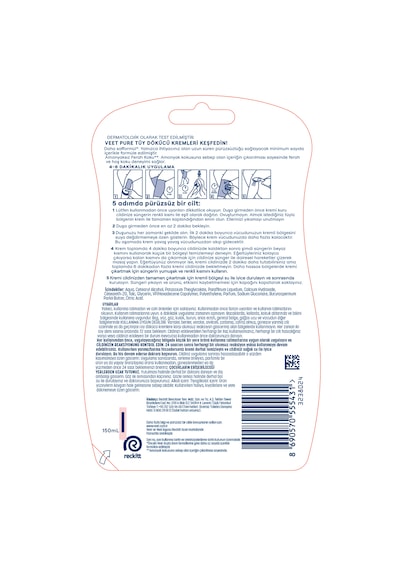 Veet Pure Normal Ciltler Duşta Tüy Dökücü Krem 150 ML