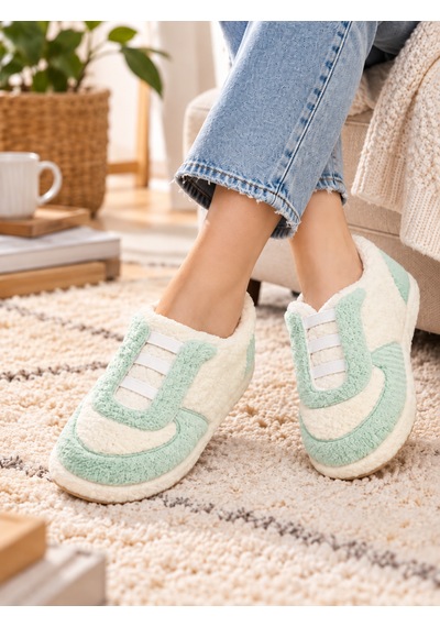 Moon Cloud Kürk Detaylı Peluş Ev Ayakkabısı Rahat Kaydırmaz Taban Sıcak Tutan Kışlık Ev Botu Panduf Zyn313123 Mint Yeşil Moon Cloud Kürk Detaylı Peluş Ev Ayakkabısı Rahat Kaydırmaz Taban Sıcak Tutan Kışlık Ev Botu Panduf Zyn313123 Mint Yeşil