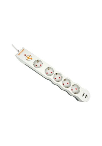 Tunçmatik Tsk5015 Powersurge 5+usb Lı 1050 J Beyaz