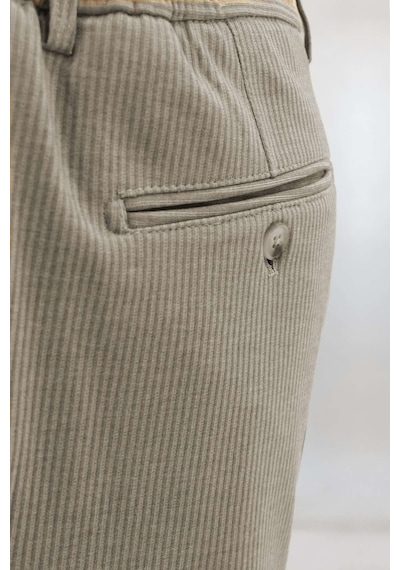 İgs Gri Dynamic Fit Lastikli İpli Erkek Pantolon Konforlu Smart Casual-26026