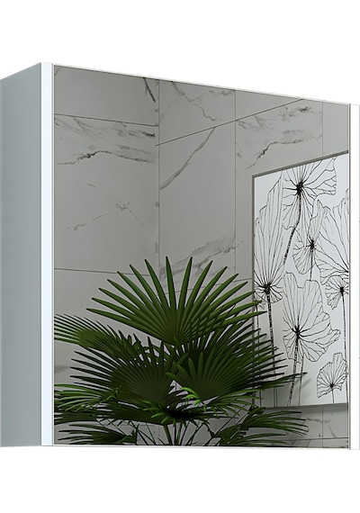 Banos Banyo Roomart Ad7 Kulpsuz Tek Kapaklı Mat Beyaz Mdf 60 Cm A Mat Beyaz