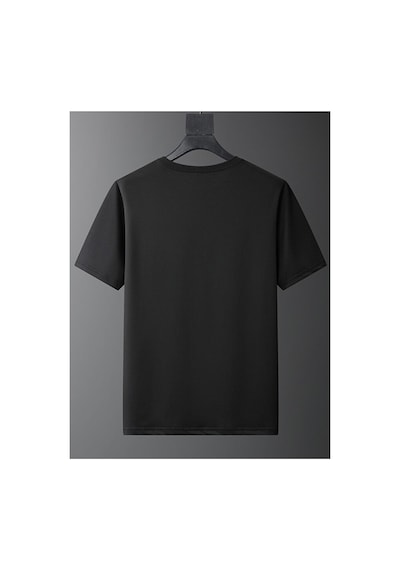 Nevermind Sevgili Kombin Tişörtü Sevimli Karakter Baskılı Unisex Oversize Ç Siyah