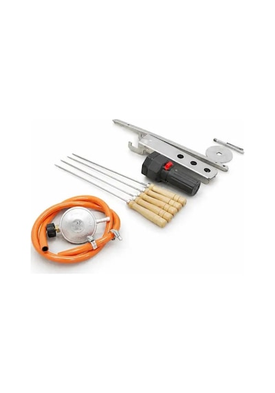 Mini Döner Ve Şiş Ocağı - Pilli Versiyon - Orcamp Sb-645 Açık Kahverengi