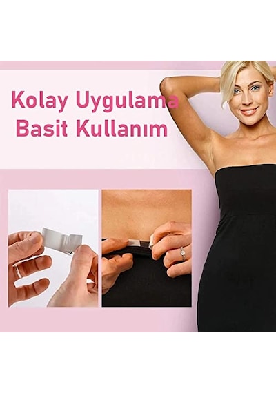 Bondit Dekolte Takı Kıyafet Elbise Kaydırmaz Sabitleme Bandı 24adet Genel