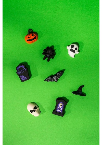 Halloween Sekizli Silikon Mum Kalıbı