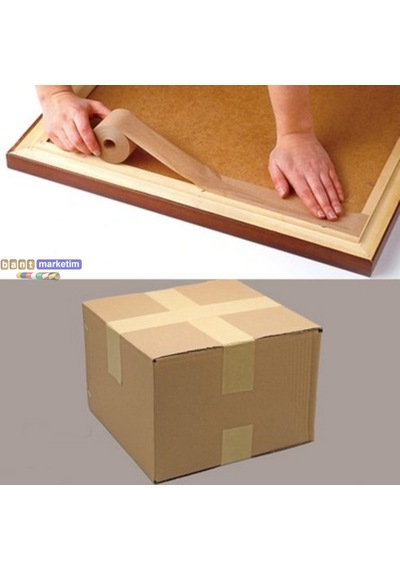 Silikonlu Kraft Kağıt Koli Bandı 45 Mm X 40 Mt 1