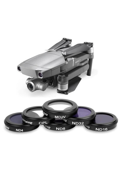 DJI Mavic 2 Zoom Lens Filtre 6 lı Set MCUV PL ND4 ND8 ND16 ND32