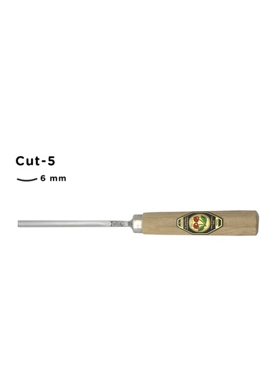 Kirschen Düz Oluklu Ağız Oyma Iskarpelası Cut5 - 6Mm