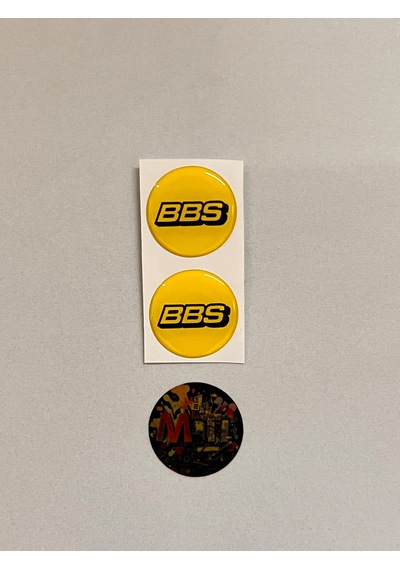 Bbs Damla Sticker Etiket Kabartmalı 3dsilikon Direk Arması Etiketçilere Özel Bbs Epoksi2adet 3,5x3,5cm Sarı