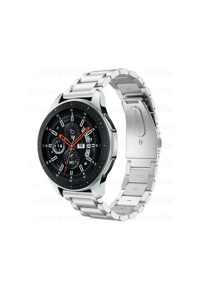 Samsung Uyumlu Galaxy Watch 46 Mm Metal Kordon Paslanmaz Çelik Kayış (448685161)
