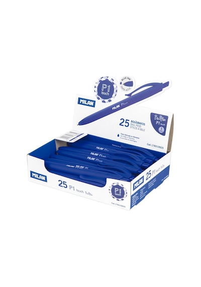 Mılan 176510925 P1 Mavi Basmalı Tük Kalem 25Li