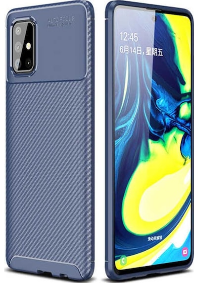 Samsung Uyumlu Galaxy A51 Kilif Esnek Karbon Tam Korumali Silikon 429580361