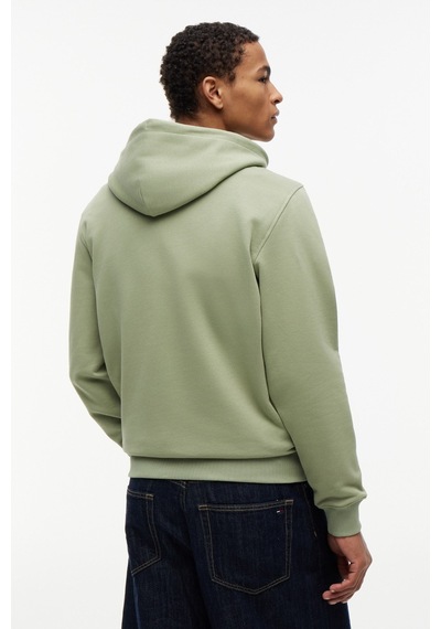 Tommy Hilfiger Tjm Regular Badge Erkek Yeşil Hoodie-16112