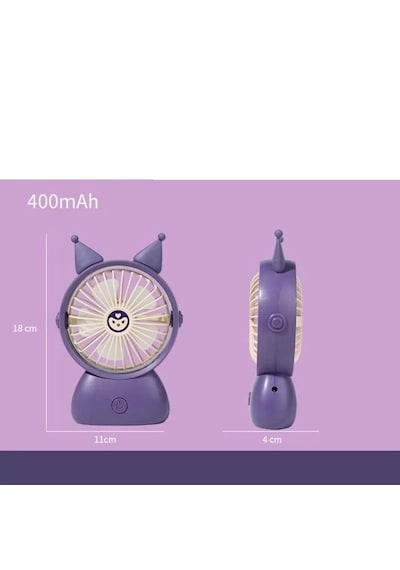 Mini Masa Ve El Fanı Şarjlı 2 Kademeli Taşınabilir Serinletici Va