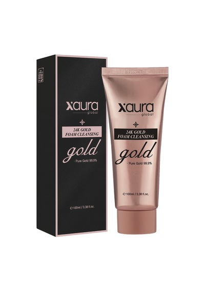 Xaura Global 24k Gold Foam Cleansing 100 Ml