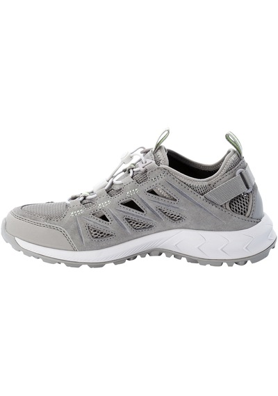 Jack Wolfskin Woodland 2 Hybrid Low Kadın Outdoor Ayakkabısı Gri Gri