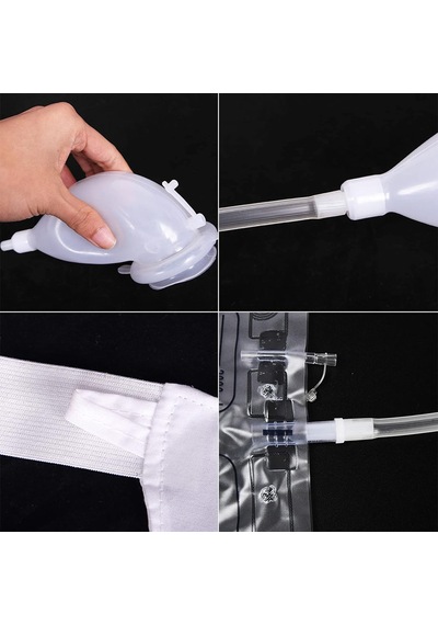 Erkekler İçin Portatif Idrar Toplama Torbası Seti Konforlu Idrar Külodu 1000ml/2000ml Torbalı Tek Ebat