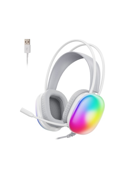 Lecoo HT409 USB Kablolu Mikrofonlu Kulak Üstü RGB Gaming Kulaklık