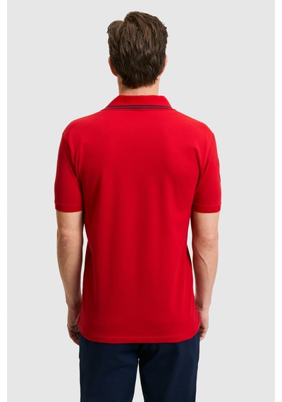 U.S. Polo Assn. U.s. Polo Assn. Erkek Polo T-shirt Pu-8728 Kırmızı