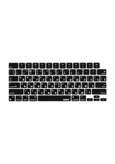 Rusça Klavye Koruyucu Macbook Air Pro Kılıf M2 M3 M4 Çip Us-abd A2681 A2941 A2442 A2485 Uyumlu