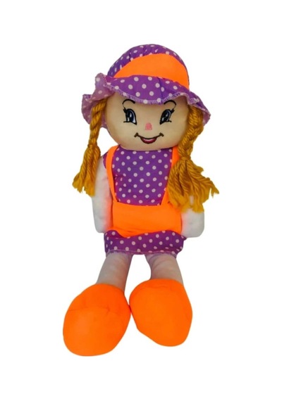Sevimli Bez Bebek 50 Cm Uyku Arkadaşı Mor