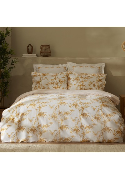 Karaca Home Grove Bambu Çift Kişilik Nevresim Takımı Sarı