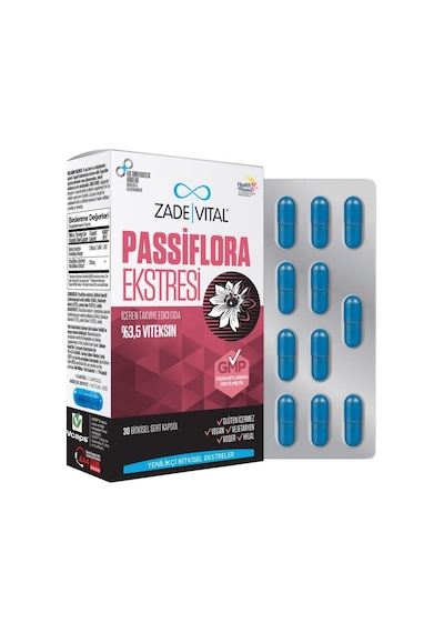 Zade Vital Passiflora 30   Kapsül