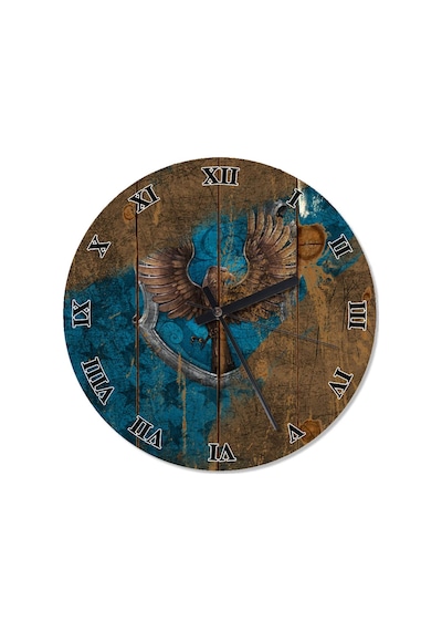 Ravenclaw Harry Potter Sessiz Duvar Saati (408136177) Çok Renkli