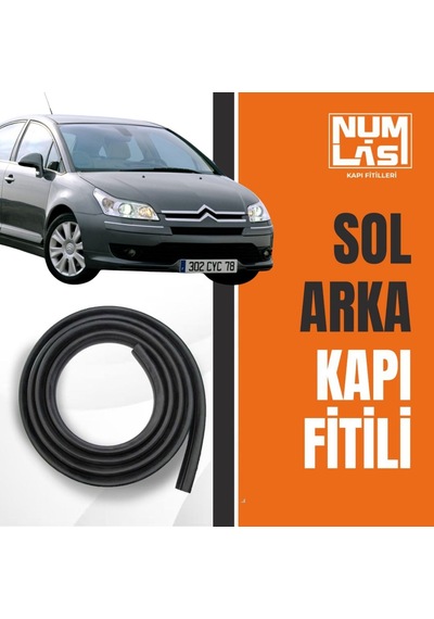 Citroen C4 1.nesil Sol Arka Kapı Fitili-a Kalite-numlas-nm3457