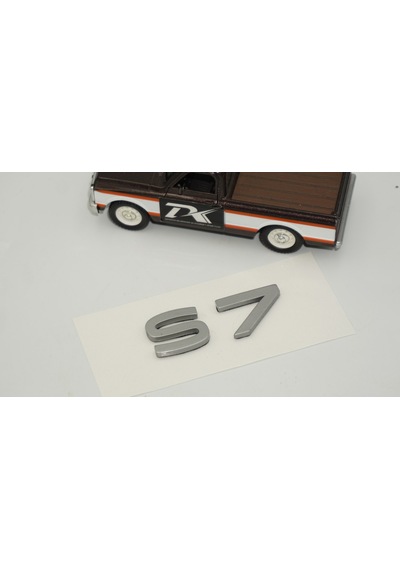 Dk Tuning S7 2025+ Bagaj Gümüş Yazı Logo Arma Audi İle Uyumlu Bagaj Arma