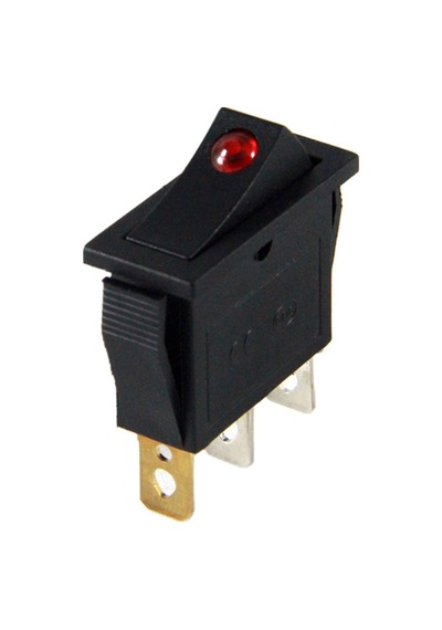 Ic-113A Dar Nokta Işıklı Anahtar On-Off Kcd3-101En (3 Adet)