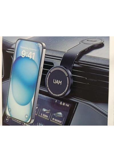 Uam Ct-03 Manyetik Araç Telefon Tutucu, 360 Derece Dönebilir, Güçlü Mıknatıslar, Tüm Cep Telefonlarına Evrensel luk Aaa Plus Kalite Özel Kampanya lı Ürün