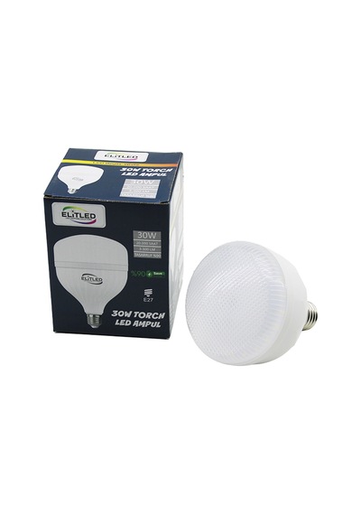 30w E27 Led Ampul 6400k 3300 Lm Beyaz - Çok Renkli