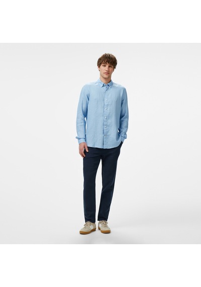 Nautica Nauticn Erkek Mavi Classic Fit Gömlek Düz W55101t Mavi
