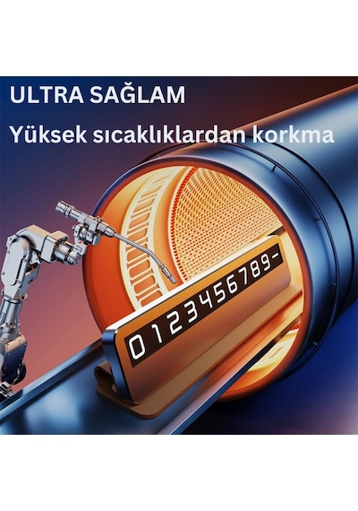 Polham Araç İçi Geçici Park İçin Telefon Numaratörü, Forforlu Açılıp Kapanabilen Premium Numara