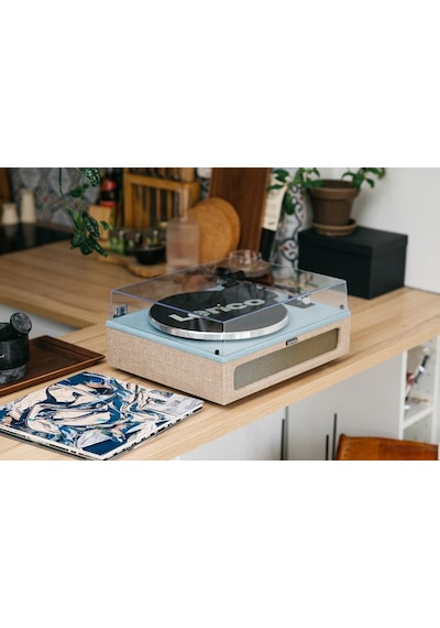 Lenco LS-440BUBG Bluetooth Dahili Hoparlör Pikap Mavi