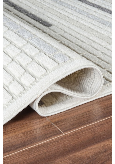Kaşmir Halı 7/24 Sierra Leon Siyah 100X200 CM Salon Mutfak Halısı Yolluk Kilim