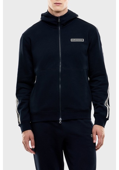 Ea7 Pamuklu Regular Fit Kapüşonlu Erkek Sweat Sweat 7m002197 Af10377 Ub102 Lacivert