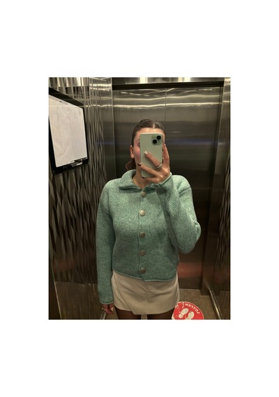 Genel Markalar Kadın Turkuaz Polo Yaka Düğmeli Oversize Triko Hırka Uzun Kollu Basic Günlük Hırka Turkuaz 923228701 Turkuaz Genel Markalar Kadın Turkuaz Polo Yaka Düğmeli Oversize Triko Hırka Uzun Kollu Basic Günlük Hırka Turkuaz 923228701 Turkuaz