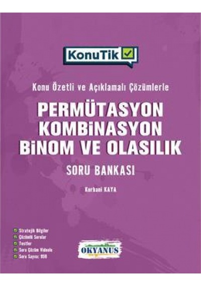 Tyt Konutik Permütasyon, Kombinasyon, Binom Ve Olasılık Soru Ban