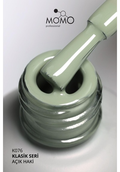 Momo Professional Kalıcı Oje K076 Açık Haki 14 Ml